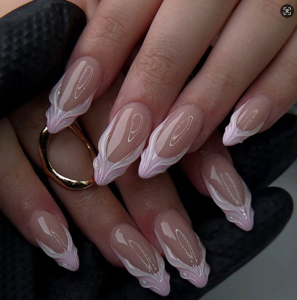 RareGoddess Handcrafted Press-On Nails JP20-205LY