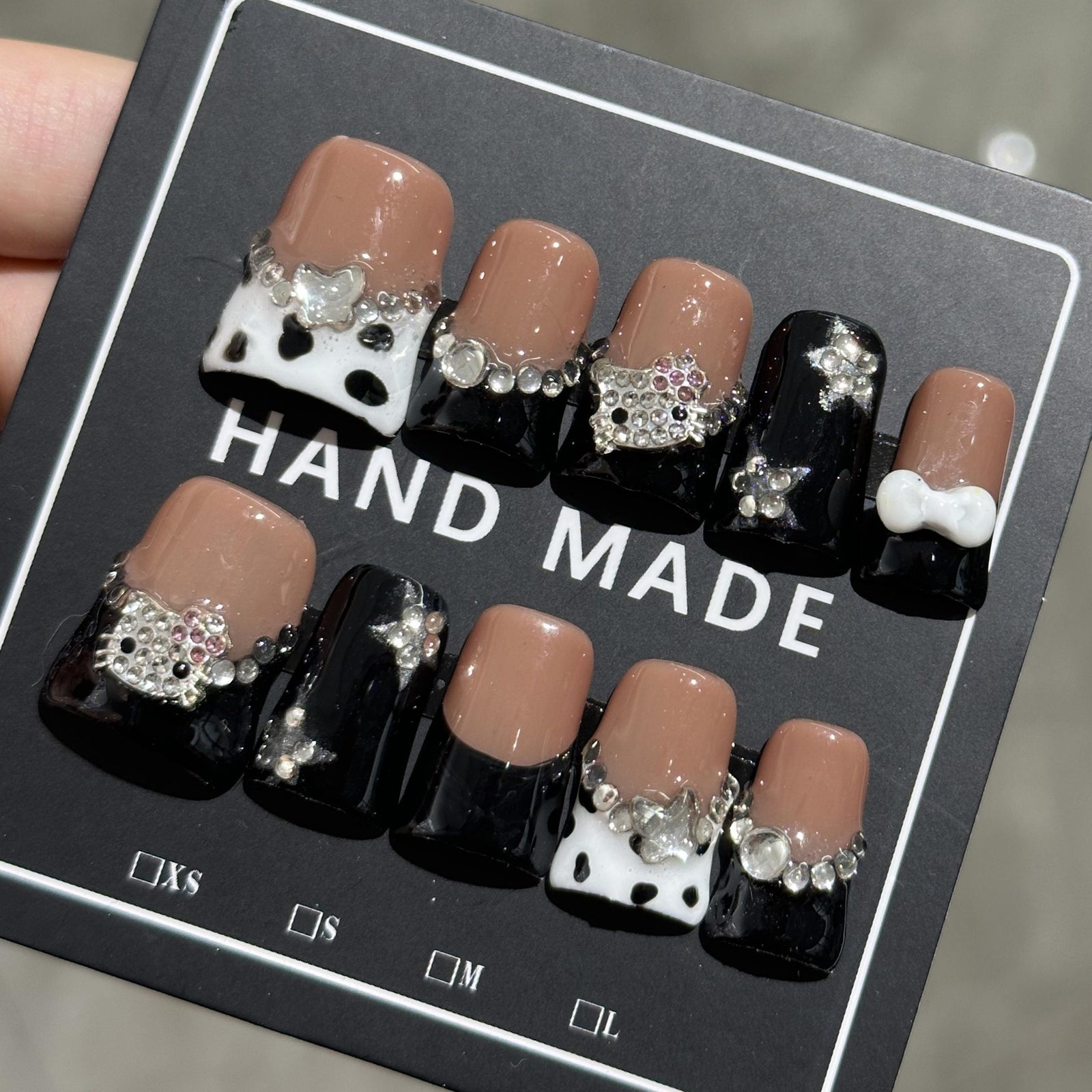 RareGoddess Handcrafted Press-On Nails 鸭嘴12