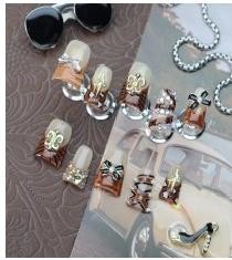RareGoddess Handcrafted Press-On Nails XZ093