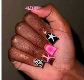 RareGoddess Handcrafted Press-On Nails XZ058