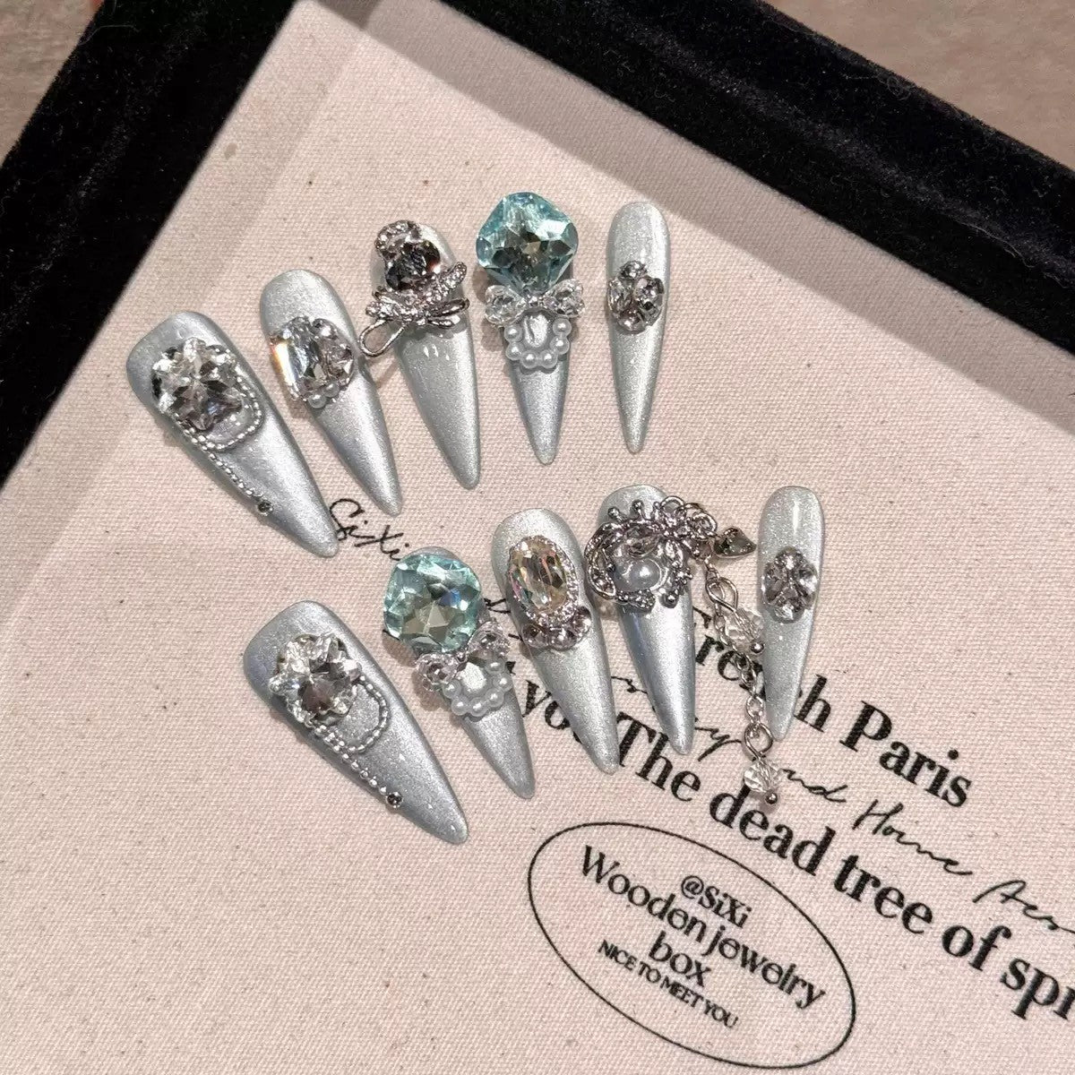 RareGoddess Handcrafted Press-On Nails YH-63