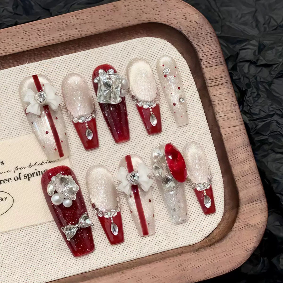 RareGoddess Handcrafted Press-On Nails YH-37
