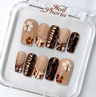 RareGoddess Handcrafted Press-On Nails SGJ-A2-0050