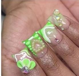 RareGoddess Handcrafted Press-On Nails XZ021