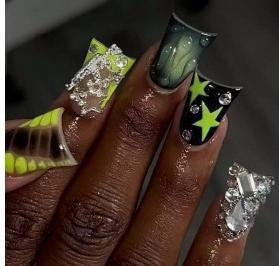 RareGoddess Handcrafted Press-On Nails XZ006
