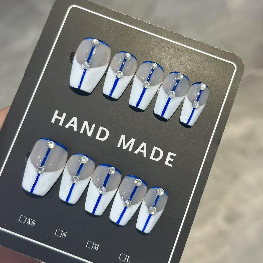 RareGoddess Handcrafted Press-On Nails 短梯01