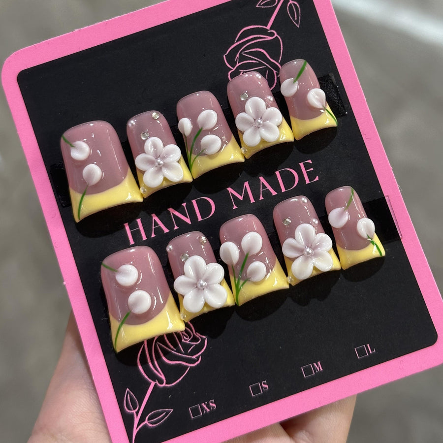 RareGoddess Handcrafted Press-On Nails 鸭嘴66