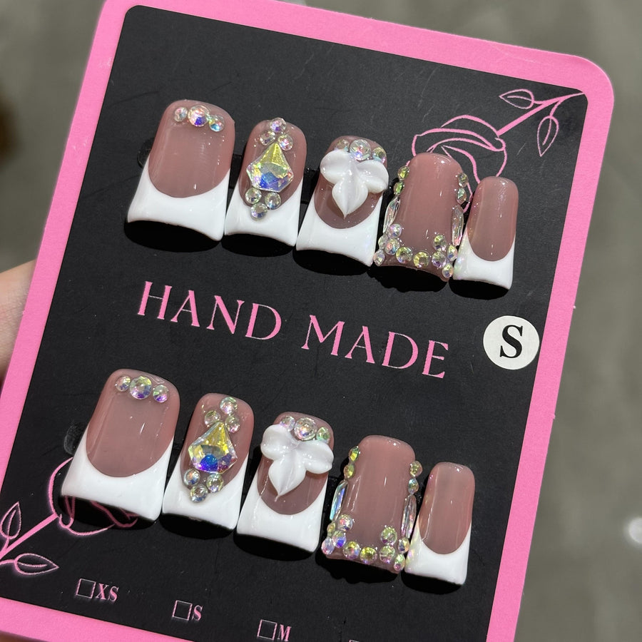 RareGoddess Handcrafted Press-On Nails 鸭嘴50