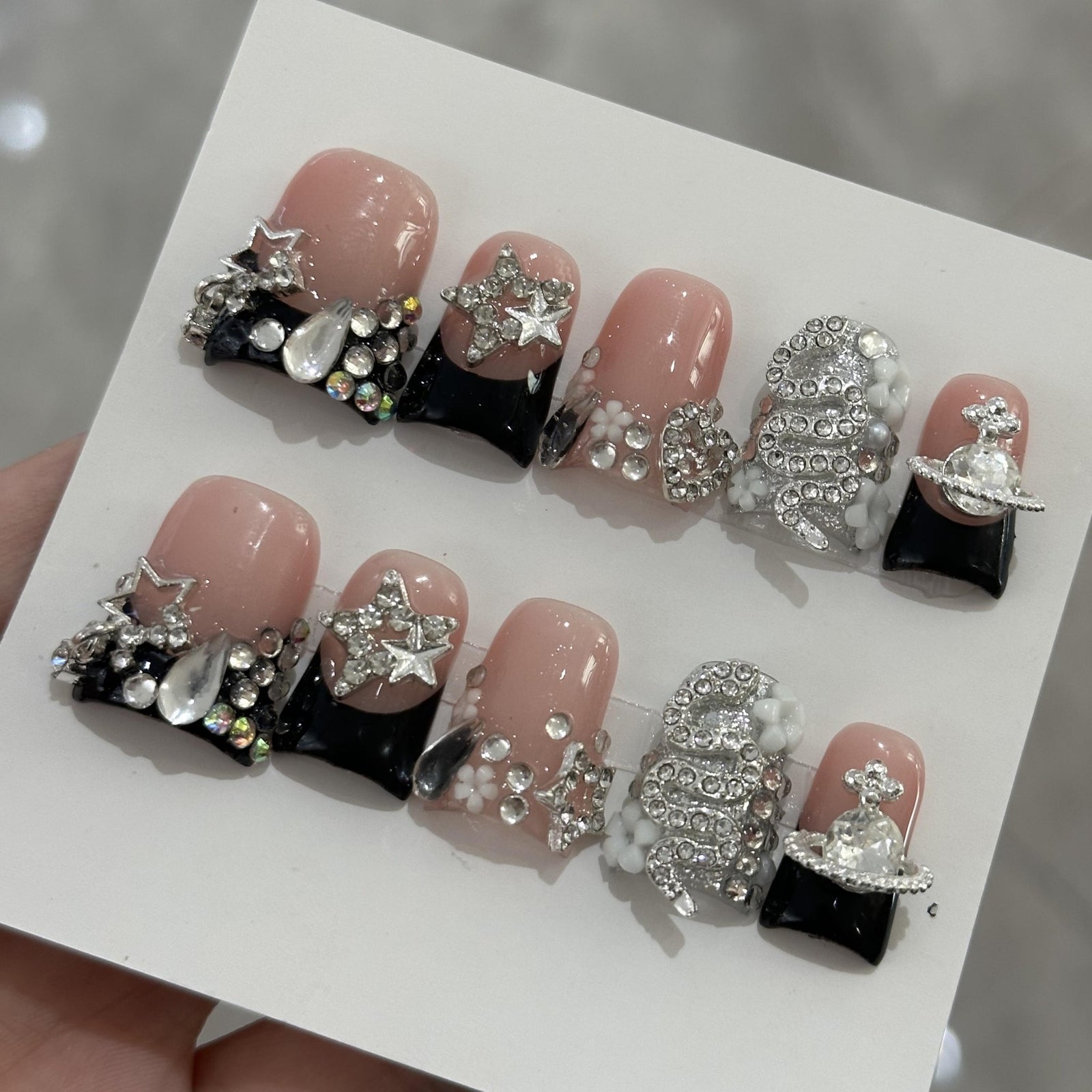 RareGoddess Handcrafted Press-On Nails 鸭嘴22