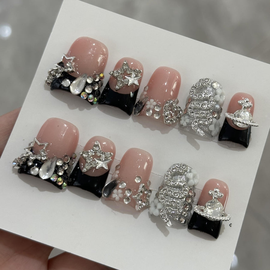 RareGoddess Handcrafted Press-On Nails 鸭嘴22