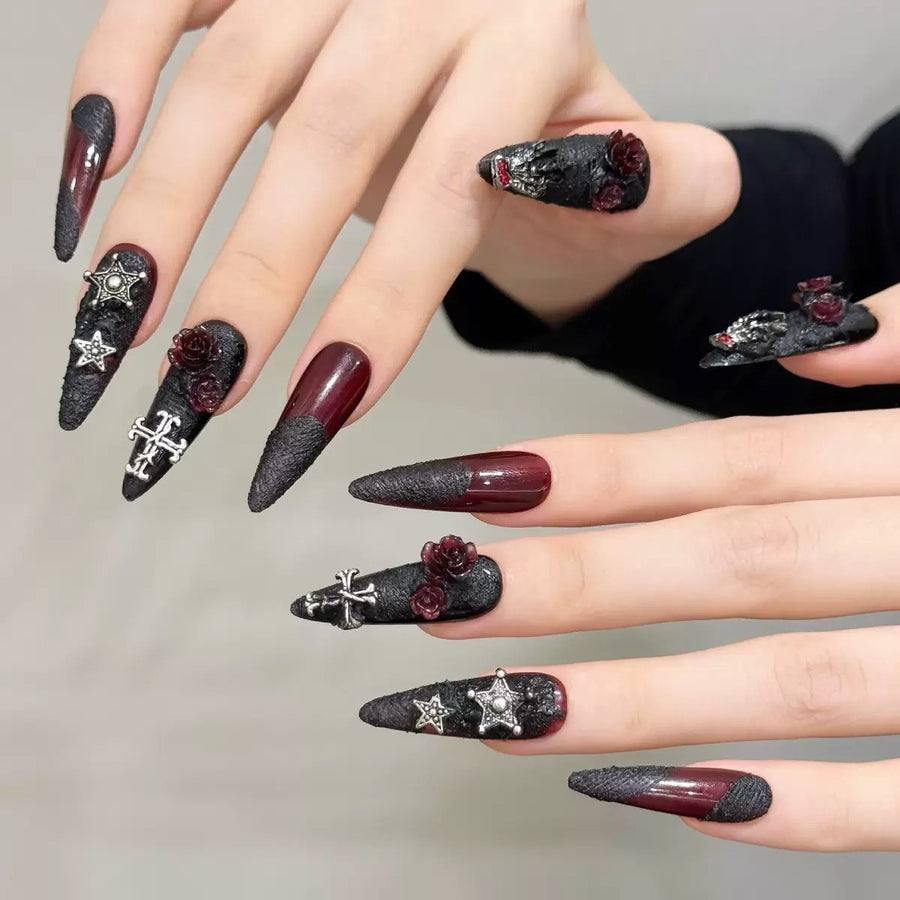 RareGoddess Handcrafted Press-On Nails YH-70