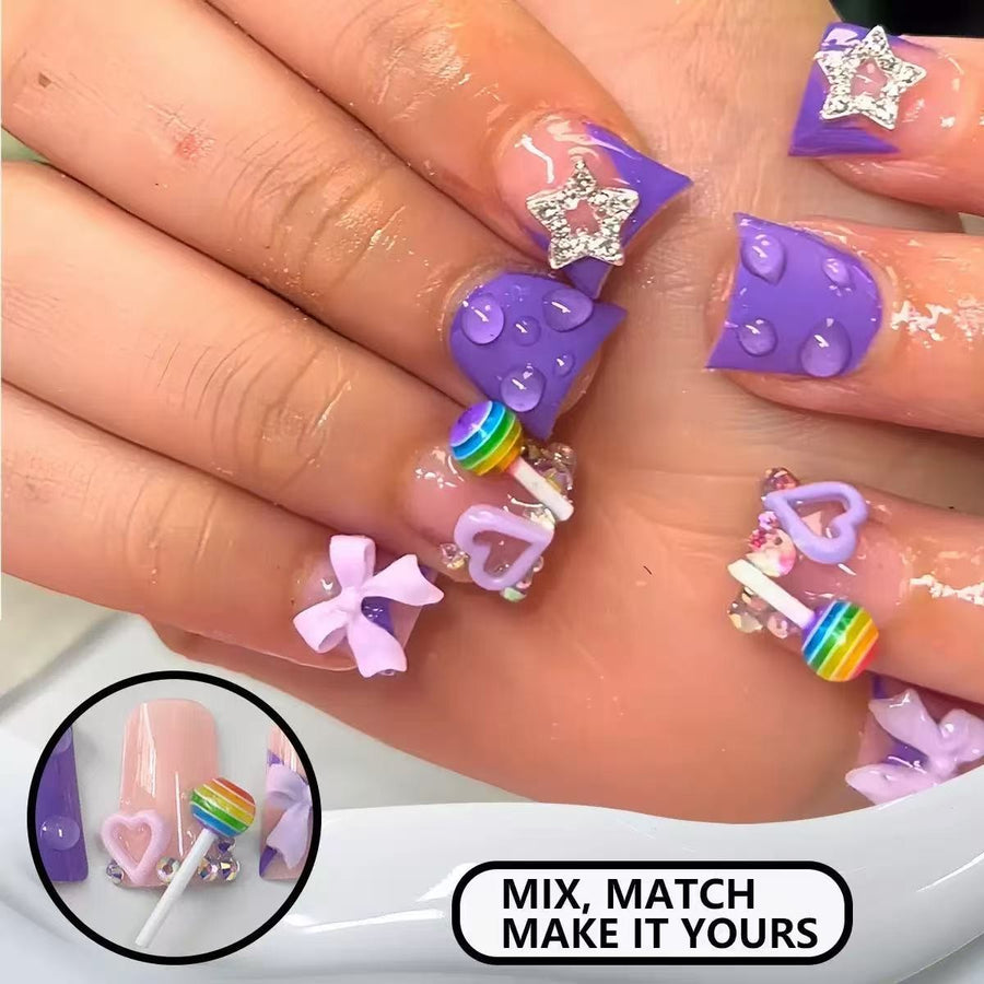 RareGoddess Handcrafted Press-On Nails XZ074