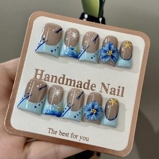 RareGoddess Handcrafted Press-On Nails 鸭嘴04