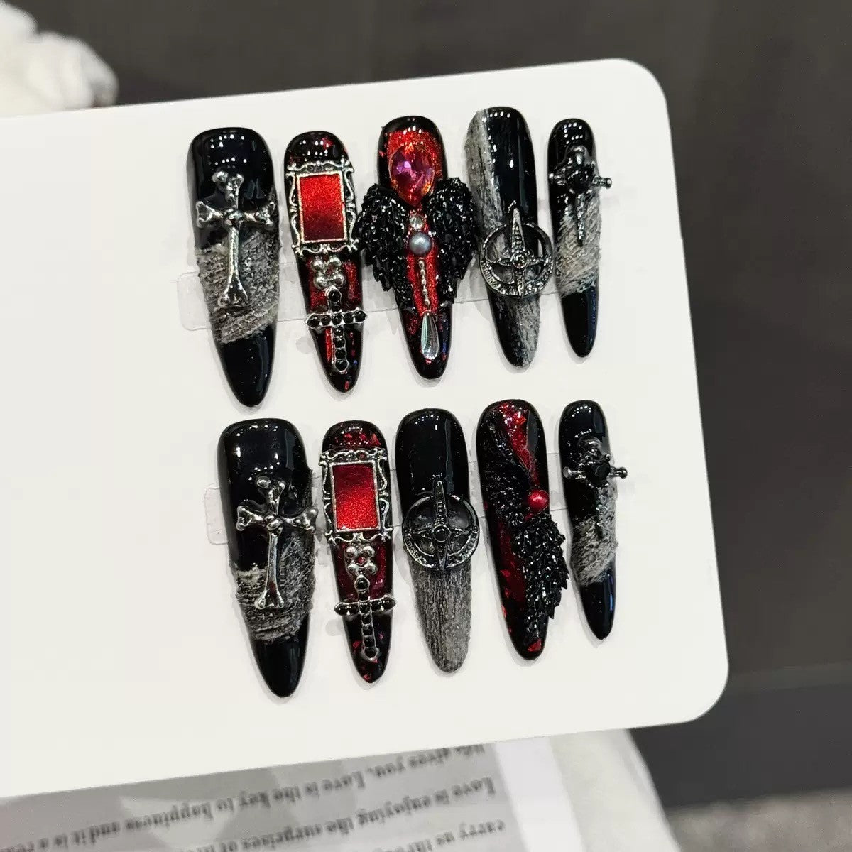 RareGoddess Handcrafted Press-On Nails YH-69