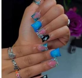 RareGoddess Handcrafted Press-On Nails XZ027