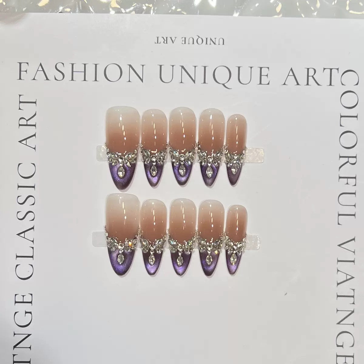 RareGoddess Handcrafted Press-On Nails DRS-21
