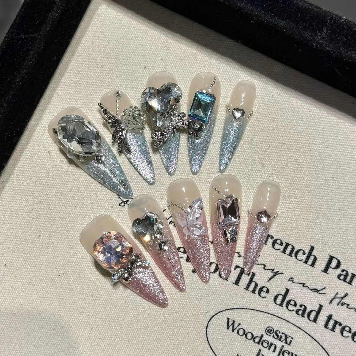 RareGoddess Handcrafted Press-On Nails YH-48