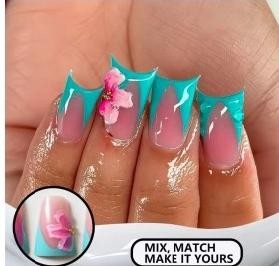 RareGoddess Handcrafted Press-On Nails XZ057