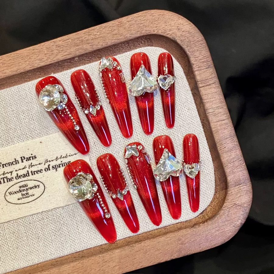 RareGoddess Handcrafted Press-On Nails YH-36
