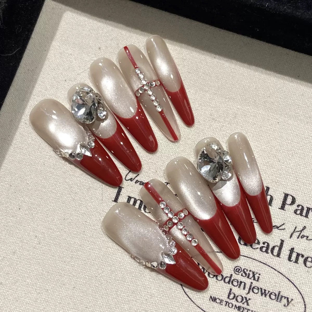 RareGoddess Handcrafted Press-On Nails YH-28