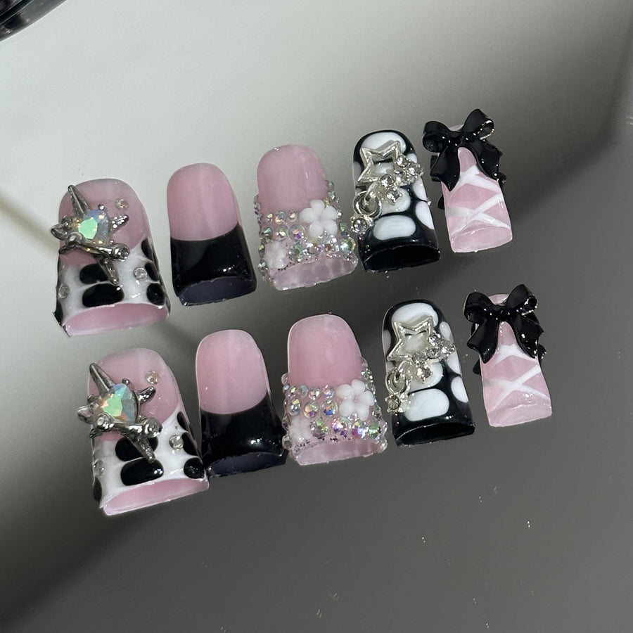 RareGoddess Handcrafted Press-On Nails 鸭嘴60