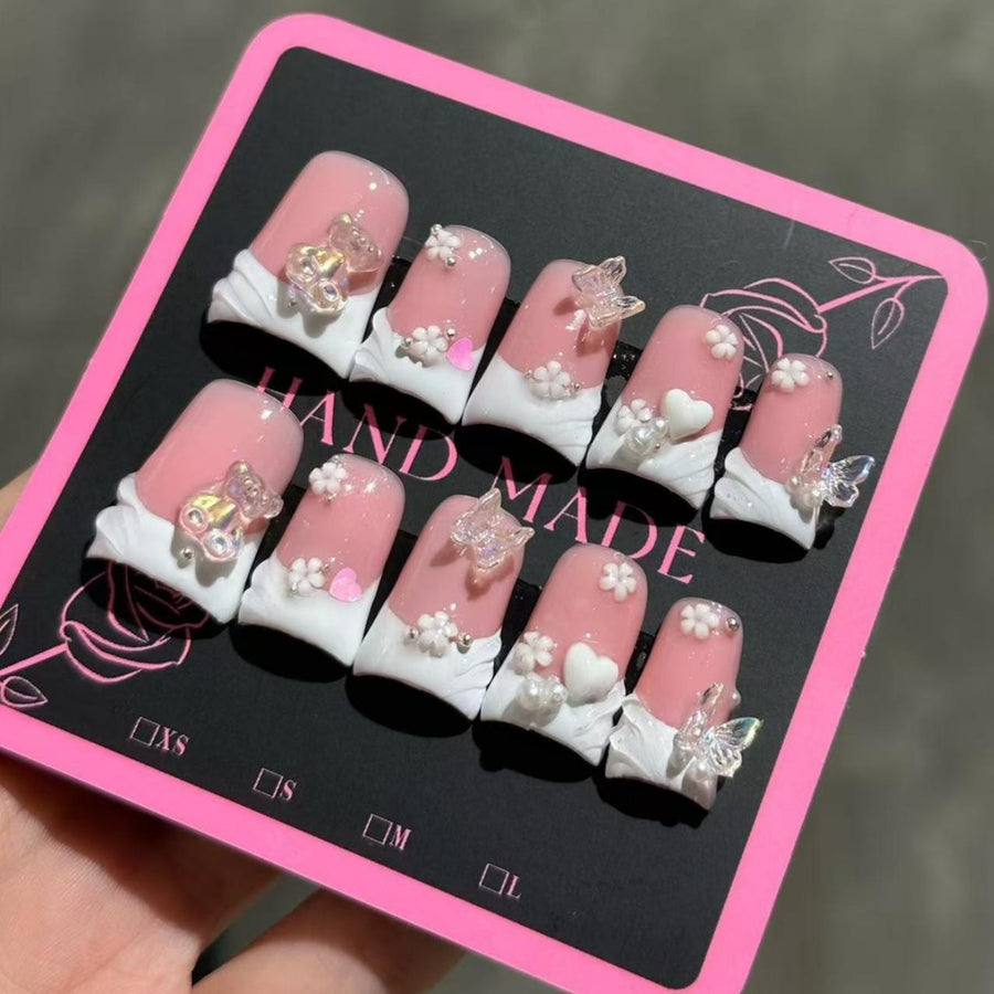 RareGoddess Handcrafted Press-On Nails 建构03