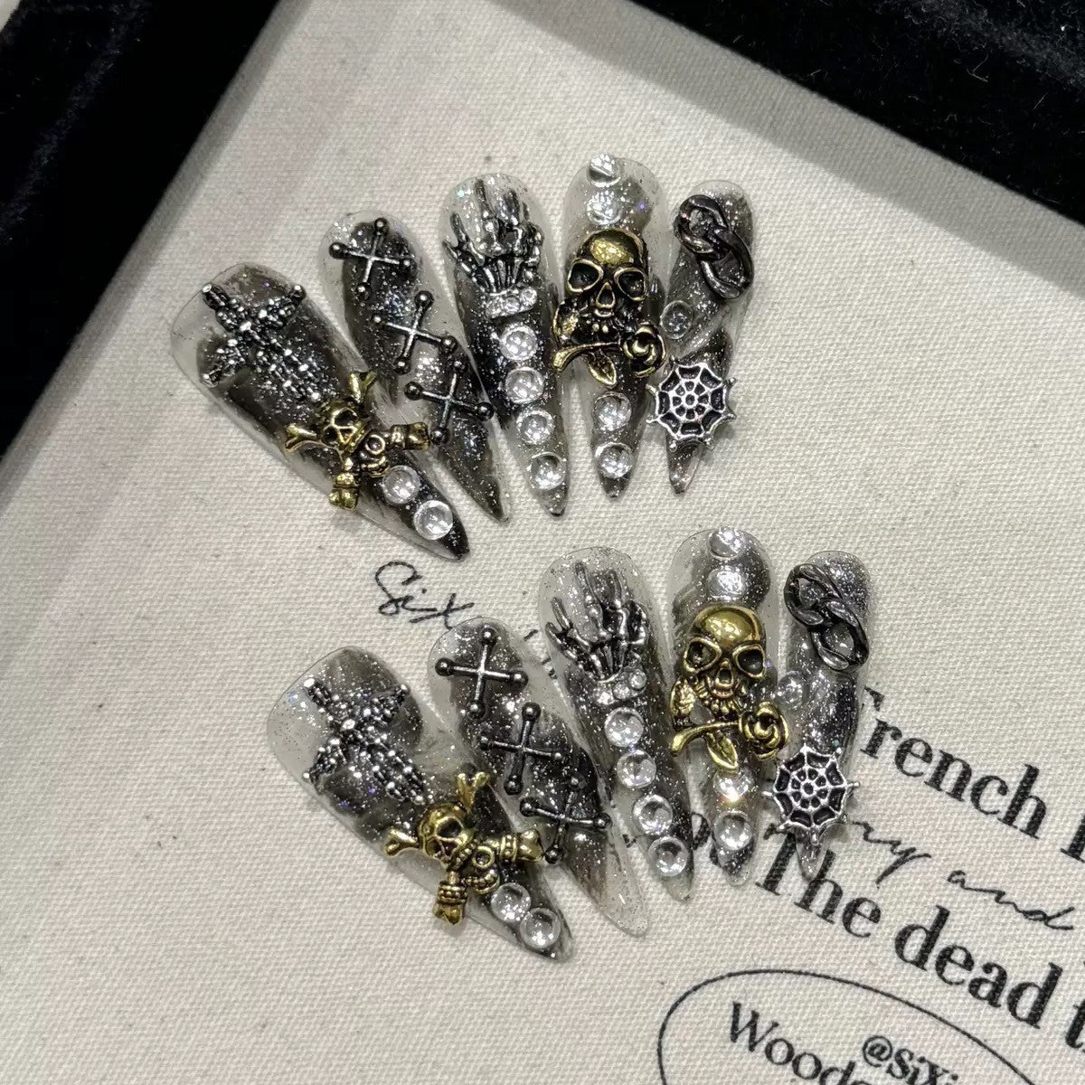 RareGoddess Handcrafted Press-On Nails YH-53