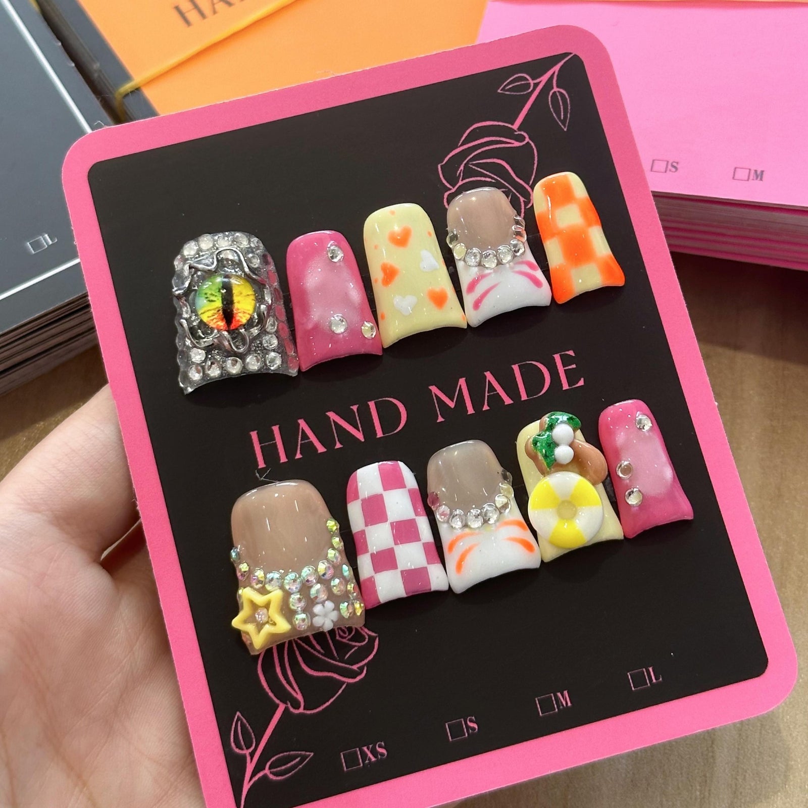 RareGoddess Handcrafted Press-On Nails 鸭嘴14