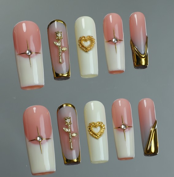 RareGoddess Handcrafted Press-On Nails SGJ-A2-0018