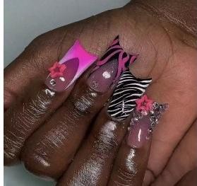 RareGoddess Handcrafted Press-On Nails XZ066