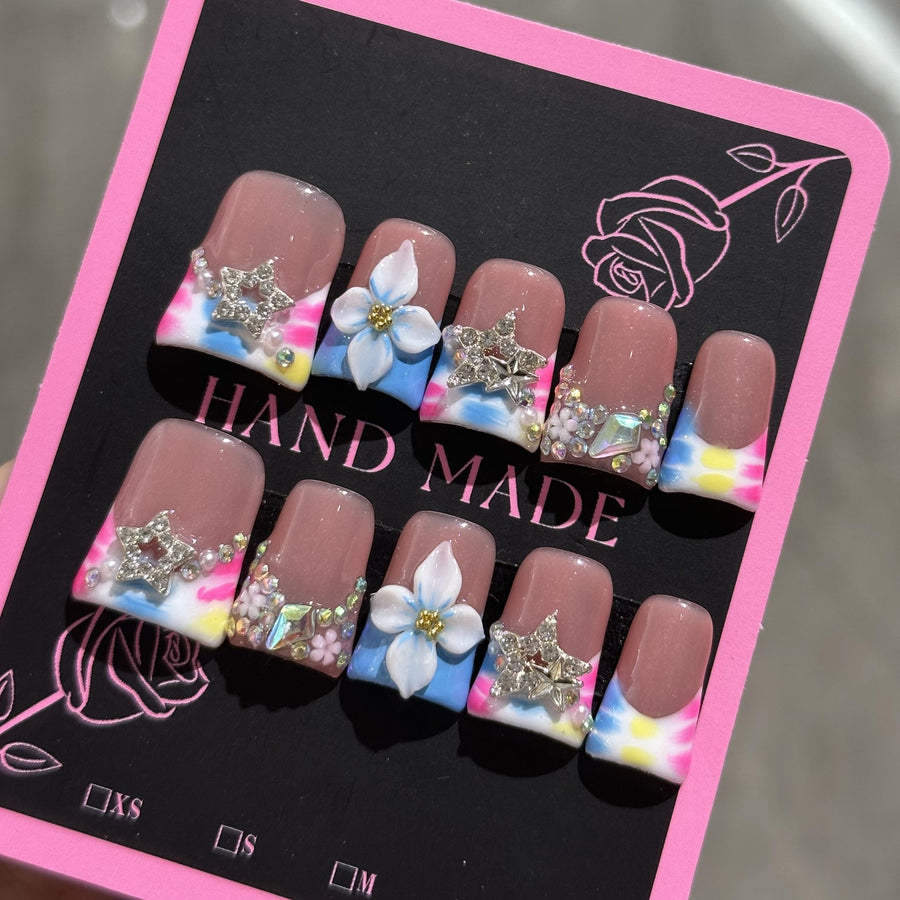 RareGoddess Handcrafted Press-On Nails 鸭嘴75