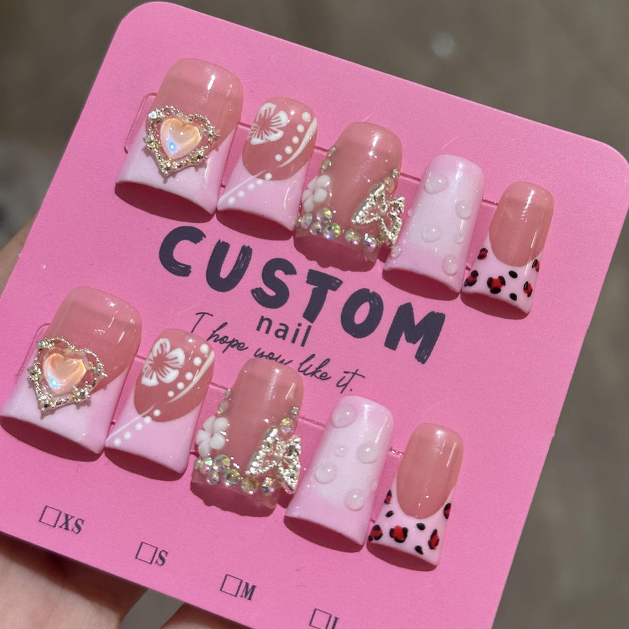 RareGoddess Handcrafted Press-On Nails 鸭嘴56