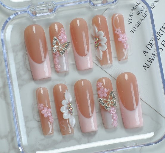 RareGoddess Handcrafted Press-On Nails SGJ-A2-0027
