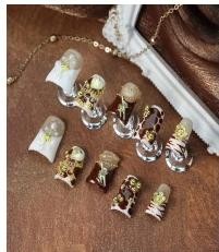 RareGoddess Handcrafted Press-On Nails XZ083