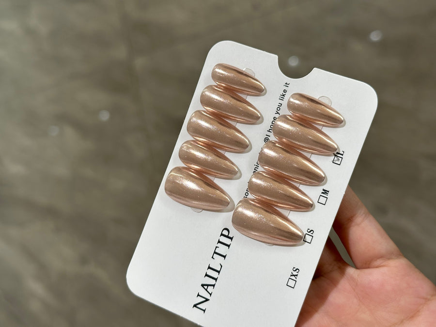 RareGoddess Handcrafted Press-On Nails 短杏仁07