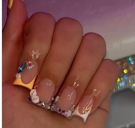 RareGoddess Handcrafted Press-On Nails XZ040