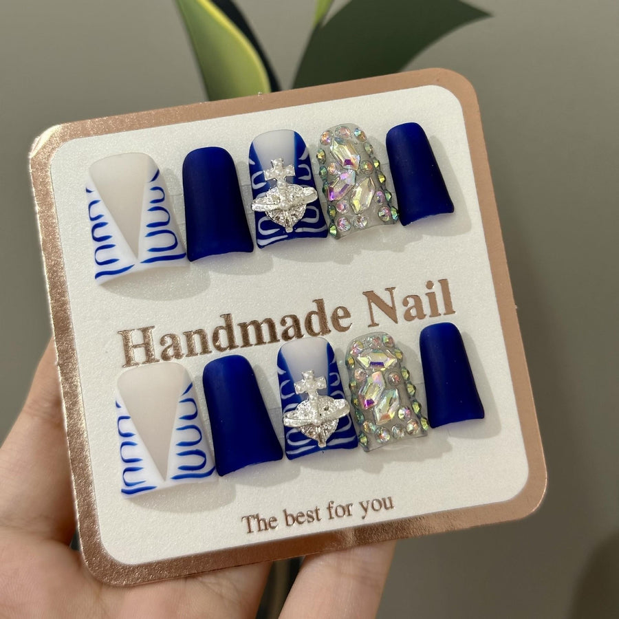 RareGoddess Handcrafted Press-On Nails 鸭嘴07