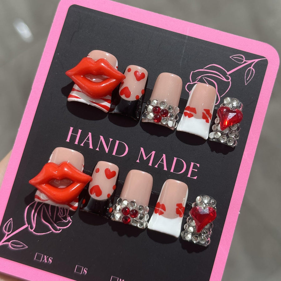 RareGoddess Handcrafted Press-On Nails 鸭嘴54