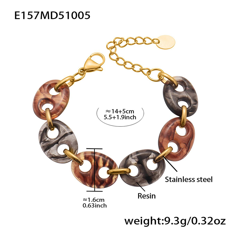 Women's beaded bracelet, 18K gold plated Bohemian style, a stylish jewelry gift suitable for couples, mothers, and friends