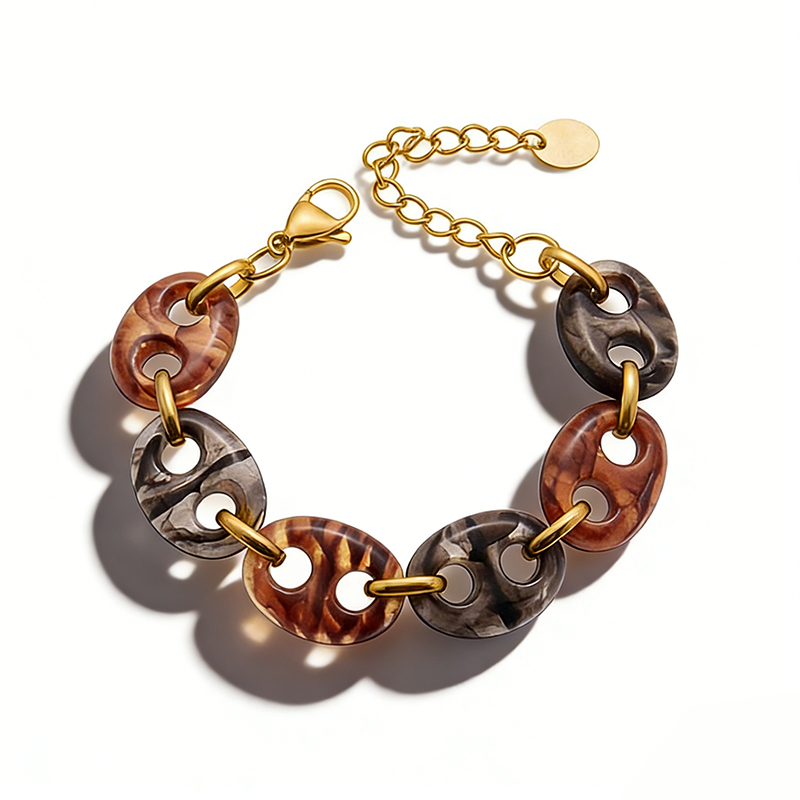 Women's beaded bracelet, 18K gold plated Bohemian style, a stylish jewelry gift suitable for couples, mothers, and friends