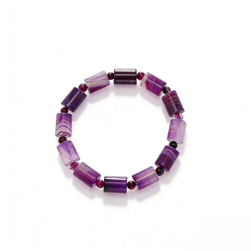 Women's natural stone beaded bracelet, ladies' jewelry gift, Bohemian style