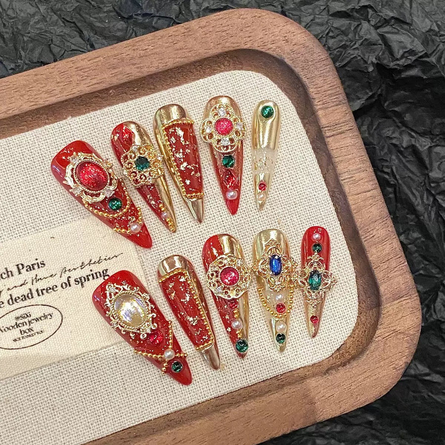 RareGoddess Handcrafted Press-On Nails YH-59
