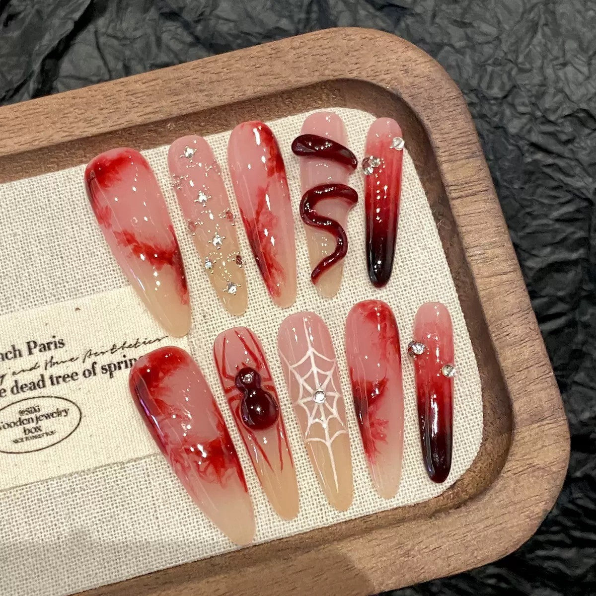 RareGoddess Handcrafted Press-On Nails YH-35