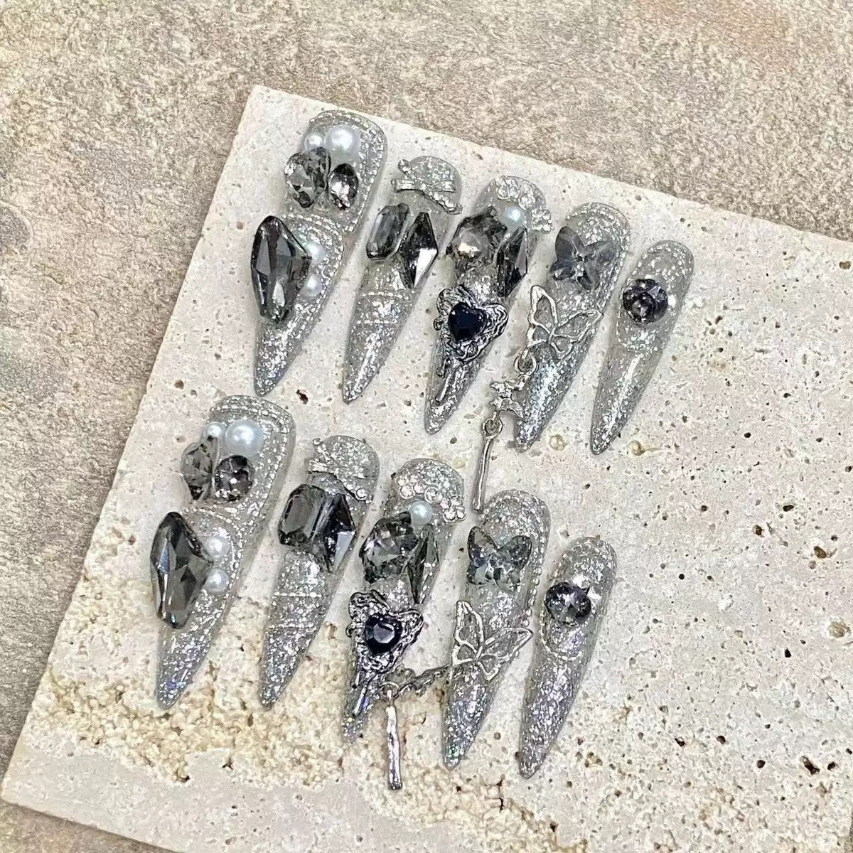 RareGoddess Handcrafted Press-On Nails YH-60