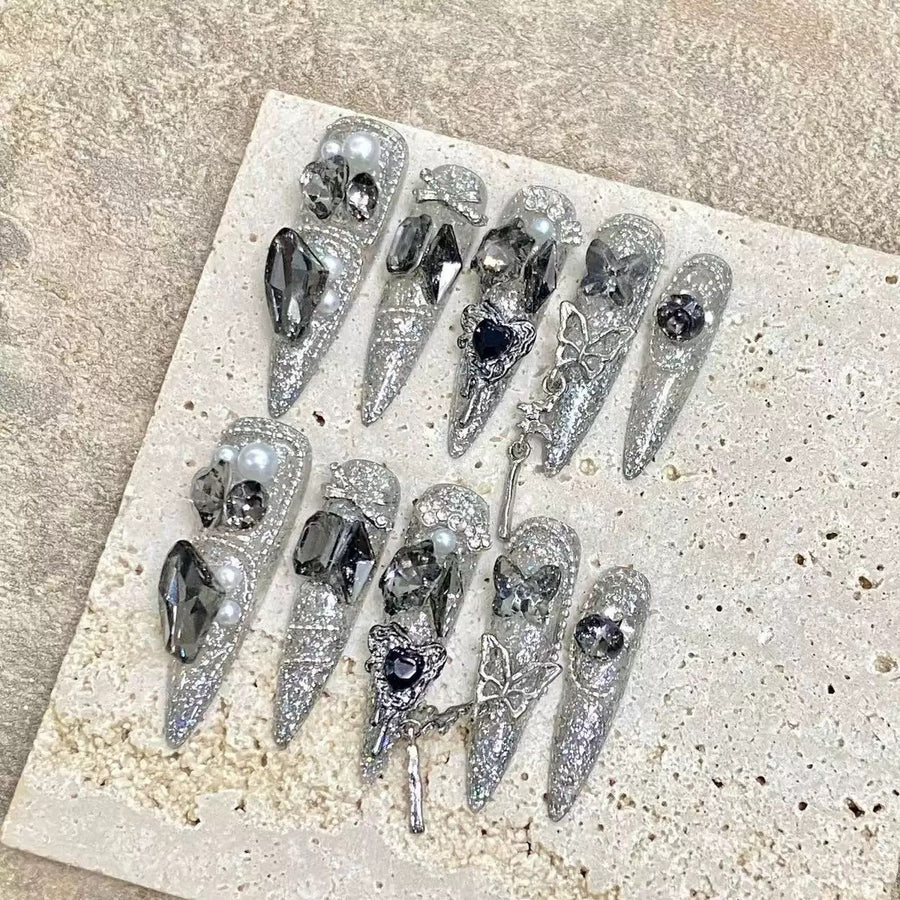 RareGoddess Handcrafted Press-On Nails YH-60
