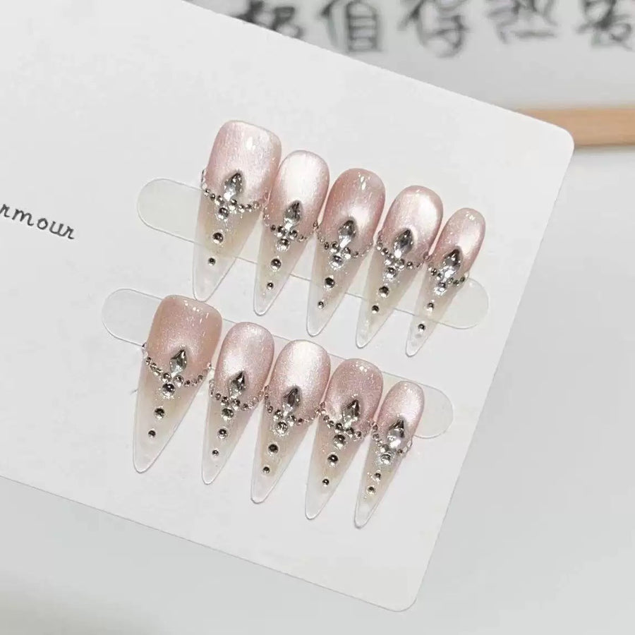 RareGoddess Handcrafted Press-On Nails DRS-25