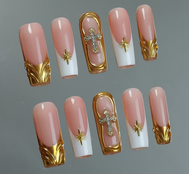 RareGoddess Handcrafted Press-On Nails SGJ-A2-0017