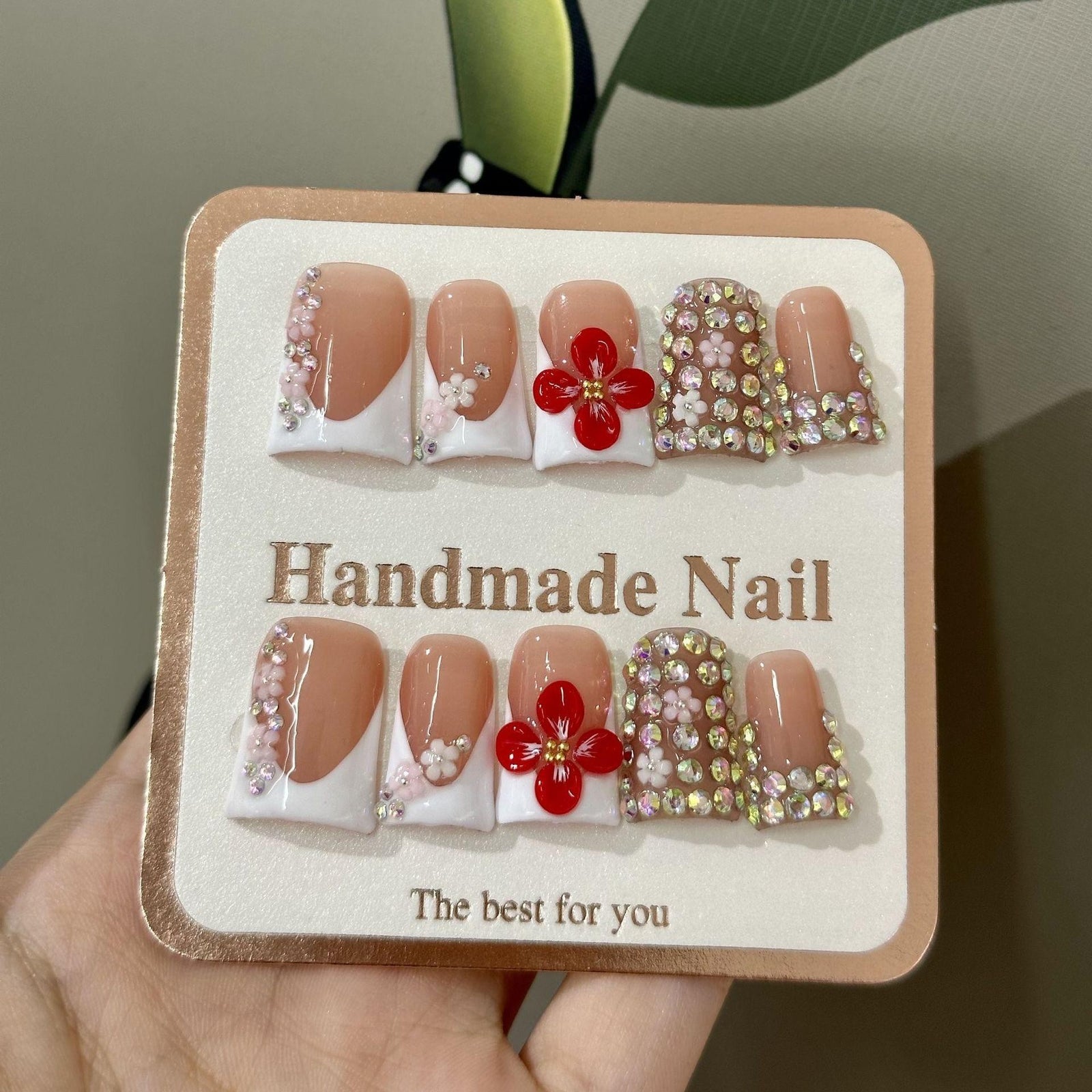 RareGoddess Handcrafted Press-On Nails 鸭嘴09