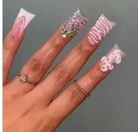 RareGoddess Handcrafted Press-On Nails XZ041