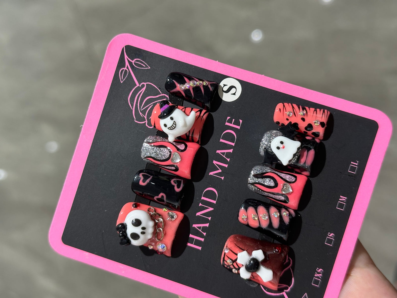 RareGoddess Handcrafted Press-On Nails 鸭嘴42